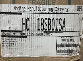 Hc18sb01sa Modine 18 000 Btu Hot Water/steam Unit Heater Horizontal - Gray