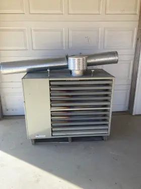 Ptp250ss0121 Modine Used Ptp250 250 000 Btu Propane Power Vented Furnace Greenhouse Shop