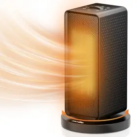 A23-ht-008-bk Monibloom Mollie Space Heater For Indoor Use Quiet And Fast Heating Electric Wi