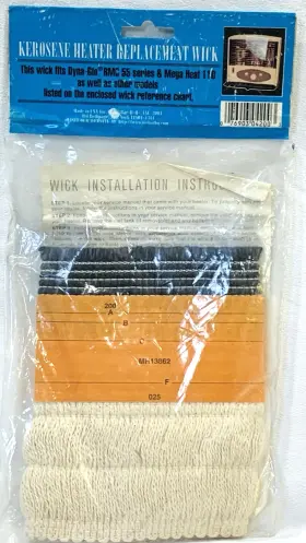 Dh200 Mr. Bar-b-q 076903042003 1988 Nos Keroseen Heater Replacement Wick Made In The Usa Vtg