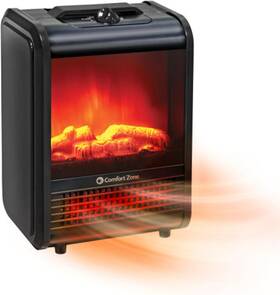 Mr. Brands Llc. 313095247268 Electric Mini Fireplace Space Heater With Realistic 3d Flame Stay-cool Body Ca