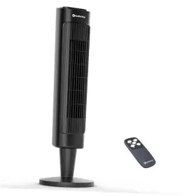 Cz12565 Mr. Brands Llc. 36 Inch Tower Fan With Remote Control For Home 60 Degree Oscillation 3 Black