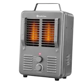 Cz798gr3 Mr. Brands Llc. Milkhouse Style Utility Space Heater With Adjustable Thermostat Gray