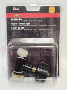 F271733 Mr. Heater 089301717336 Base Camp Black Propane Pipe Fitting 2- 1 Inch X 20 Male Outputs