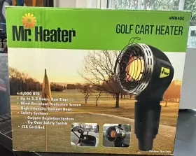 F242010 Mr. Heater 4 000 Btu Portable Golf Cart - Black
