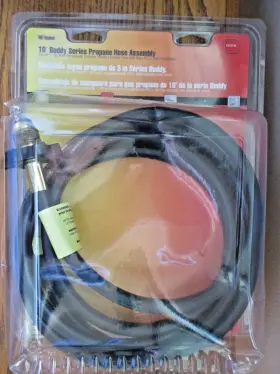 F273731 Mr. Heater 10ft Buddy Series Propane Hose Assembly