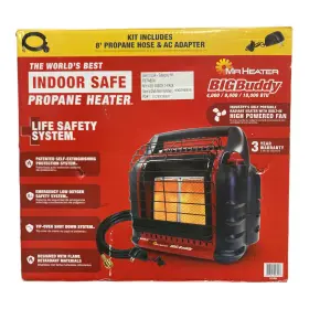 F274854 Mr. Heater Propane Space 18 000 Btu Big Buddy Portable Radiant 450 Sq Ft