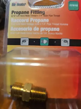F276152 Mr. Heater Propane Fitting Part Number