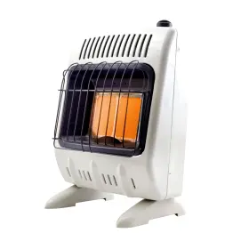 F299410 Mr. Heater 10 000 Btu Vent Free Radiant Dual Fuel White