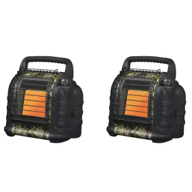 Mh-f232035 Mr. Heater Mh12b 12000 Btu Hunting Buddy Portable Propane Camo 2 Pack