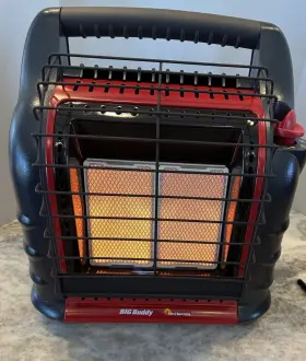 Mh18b Mr. Heater Mh18 Big Buddy Grey Indoor-safe Portable Propane Used 2x
