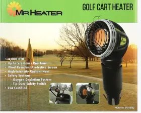 Mh4gc Mr. Heater Portable Golf Cart Cup Holder 4000 Btu Radiant Propane