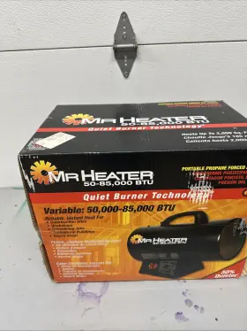 Mh85qfav Mr. Heater 85 000btu Forced Air Propane Outdoor Space Open Box