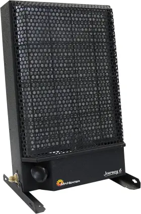 Mhcat6lp Mr. Heater Journey 6 Patented Indoor Safe 000 Btu Propane Catalytic Black