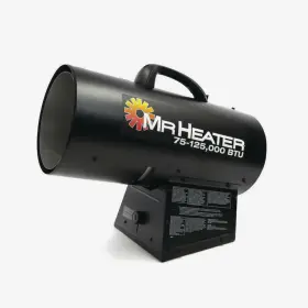 Mof271390 Mr. Heater 125000 Btu Portable Rugged Ventless Forced Air Propane Jobsite Warmer