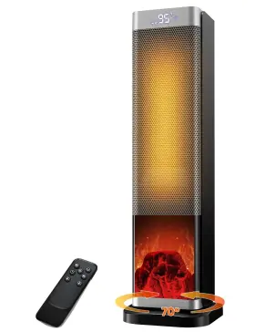 1500w Mstoekn 769310939584 Space Heaters For Indoor Use Ptc Ceramic Electric Large Black&silver