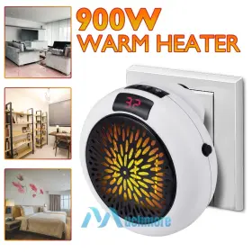 Bd-168 Much 900w Portable Electric Space Heater Mini Fan Personal Small
