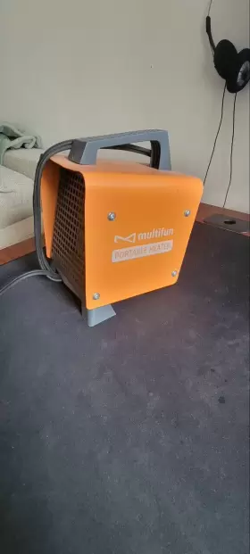 Mf-ht01 Multifun 1500w Portable Electric Space Heater Garage Hot Air Fan Indoor Orange