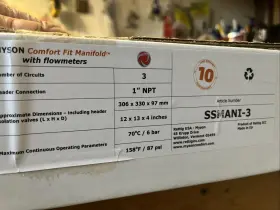Ssmani-3 Myson Radiant Manifold 3 Circuit