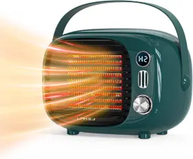 800w N A Lmkeji 313106082000 Portable Space Heater With Thermostat 500w/800w Safe And Quite Ptc Ceramic Desk