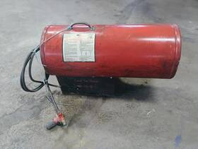 National Riverside 350fas Nat River 350 000 Btu Lp Propane Torpedo Heater Portable Shop / Garage