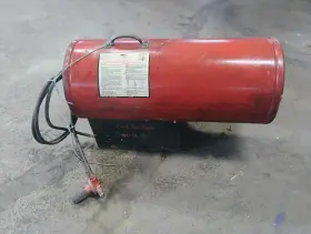 350fas National Riverside Nat River 350 000 Btu Lp Propane Torpedo Heater Portable Shop / Garage