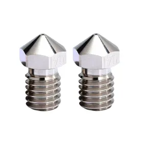 Newwish 747086414375 V6 Nozzle 0.4mm Prusa Plated Copper For V5 Hotend Heater Bloc