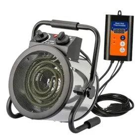 Ghsl01 Noarixa Greenhouse Heater With Digtal Thermostat 1500w Electric Sliver