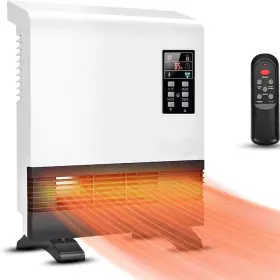 3-modes Nordic Hygge 313101252248 1500-watt Electric Wall Mounted Panel Infrared Space Heater With Timer