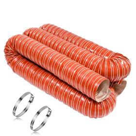 Nowball 3in-10ft-3m 3in Automotive Air Duct Hose Length 3 Meter-10ft Inch Silicone Flexib