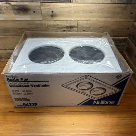 9427p Nutone Two-bulb 250-watt Infrared Heater 70 Cfm Fan 3.5 Sone Energy-saving