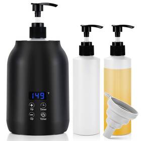 Obecilc 0403 Massage Oil Warmer Heater With Dual 8.5oz Bottles And Funnel Adjus