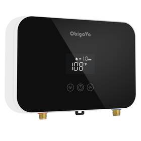 Obigavc Q1265-001 Tankless Water Heater Electric 6.5kw Compact On Demand Instant Hot Hea