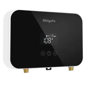 Q1265-001 Obigavc Tankless Water Heater Electric 6.5kw Compact On Demand Instant Hot Hea
