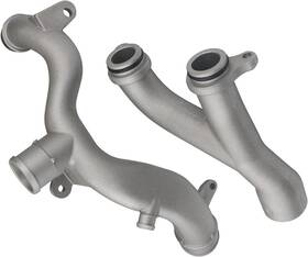Omozone L-0102 Upgraded Aluminum Thermostat Top Crossover Hose Coolant Pipe Compatible With