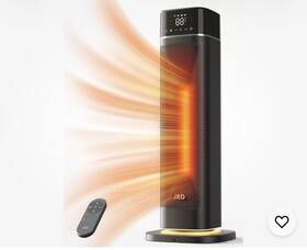 Opodee Hp1502r Space Heater 1500w Ceramic Heating 18 In Electric Remote Nib