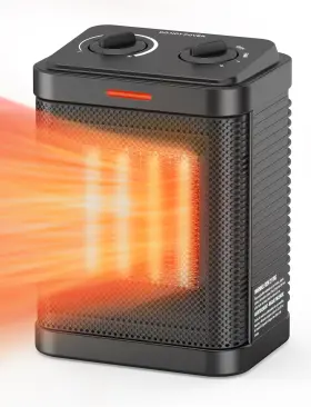 1500w Oprunsy 976948590849 Space Heater For Indoor Use Ptc Ceramic With Thermostat Small