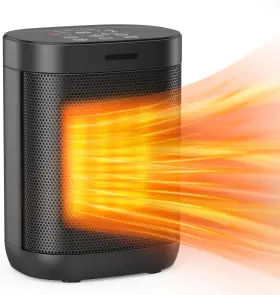Ptc-sh009r Oprunsy 1500w Space Heaters For Indoor Use Ptc Ceramic Electric With Black-r