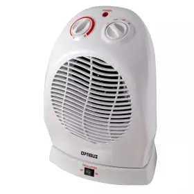 Optimus 711181520132 750-watt To 1500-watt Oscillating Portable Fan Heater With Thermostat