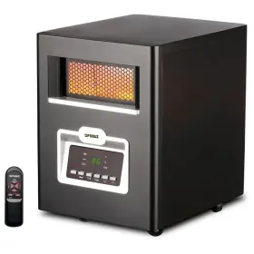 986109280m Optimus 1320-watt Electric Compact Infrared Quartz Space Heater With Remote And