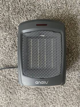 Optimus H-7001 Andilly 1 000-watt/1 500-watt Portable Ceramic Heater With Thermostat