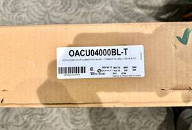 Ouellet 625262118968 Oacu04000bl-t Commercial Wall Fan Heater 240/208 V 4000/3000 W New