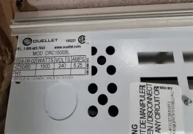 Orc1200bl Ouellet Heater 9ft 5 Inch Long Cove 1500watt 240v 6.25 Amps