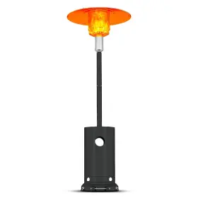 Outdoorvibe 199108012579 48 000 Btu Patio Heater Stainless Steel Propane With Wheels Portable