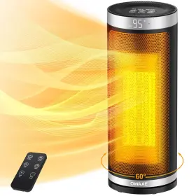 1500w Owaae S1-s1 Electric Space Heater Portable Indoor With 60 Oscillating 3
