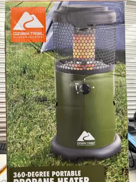 Fl11ot Ozark Trail 360 Degree Propane Portable Indoor/outdoor Heater Green New