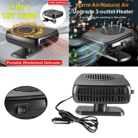 Paddsun 883148208817 Automotive Heater Red - Warm Car Interior Winter Rides And Frosty Days