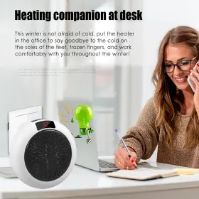 Paddsun 883148392417 Plug-in Wall Heater For Indoor Use - Electric Socket Warmer