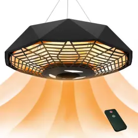 1500w Paraheeter 313113220204 Electric Patio Heater Ceiling With Remote& Touch Control 700/800/1500w