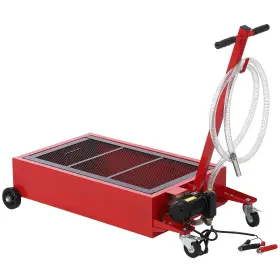 Agm-fvvx-813-avx55p3378dw4 Patikuin 20 Gallon Low Profile Oil Drain Pan With 12v Electric Pump Portable Heav
